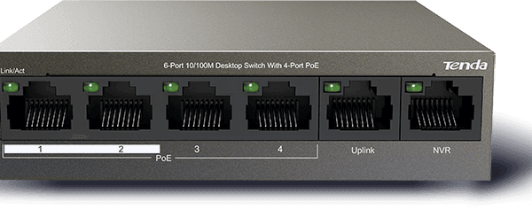 سوئیچ 6 پورت تندا مدل TEF1106P-4-63W