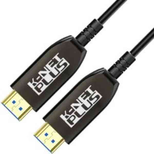کابل HDMI فیبر نوری طول 10 متر برند K-NET PLUS