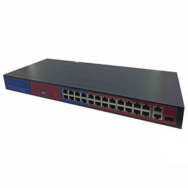 سوییچ شبکه PoE ایزی‌گیگز EASYGIGS مدل EG-SWU-1381-27FCP
