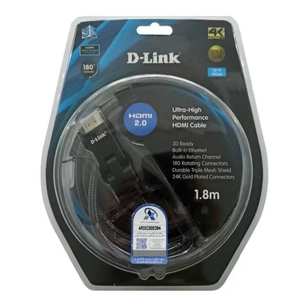 کابل HDMI طول 1.8 متر برند D-Link
