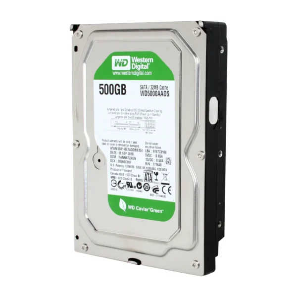 هارد دیسک اینترنال ظرفیت 4TB وسترن دیجیتال سبز گارانتی شرکتی (ریفر)