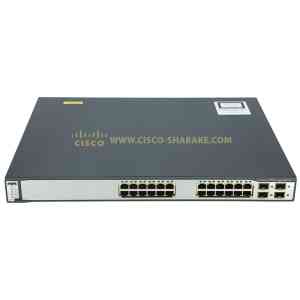 سوئیچ 24 پورتPOE-1000 سیسکو Cisco Ws-c3750G-24PS-S