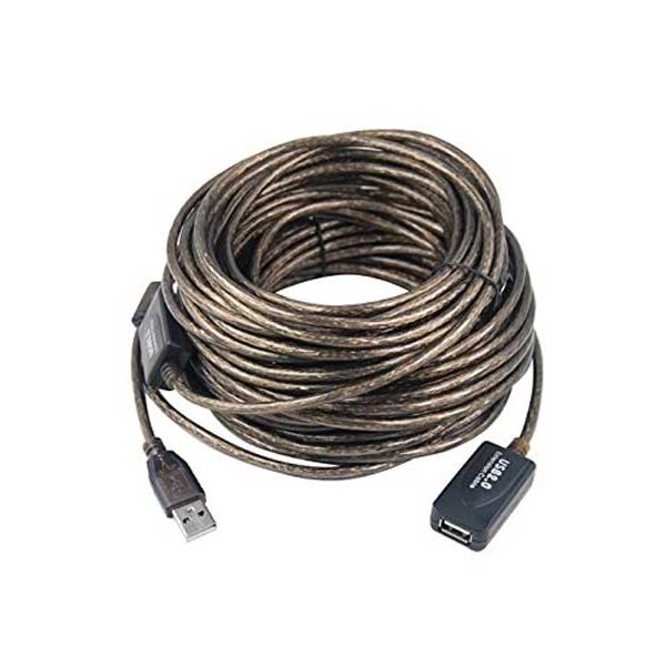 کابل افزایش USB طول 20 متر (تقویت کننده)