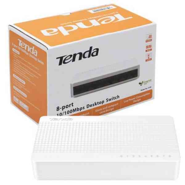 سوئیچ 8 پورت Ethernet مدل S108 برند Tenda