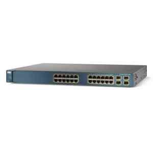 سوئیچ شبکه PoE سیسکو 24 پورت WS-C3560G-24PS-S