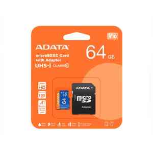 کارت حافظه میکرو اس دی ای دیتا مدل Memory card ADATA Micro SD UHS IR100 W25 64GB