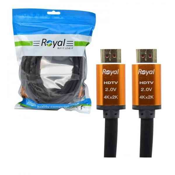 کابل HDMI رویال مدل 4K v2.0 طول 5 متر