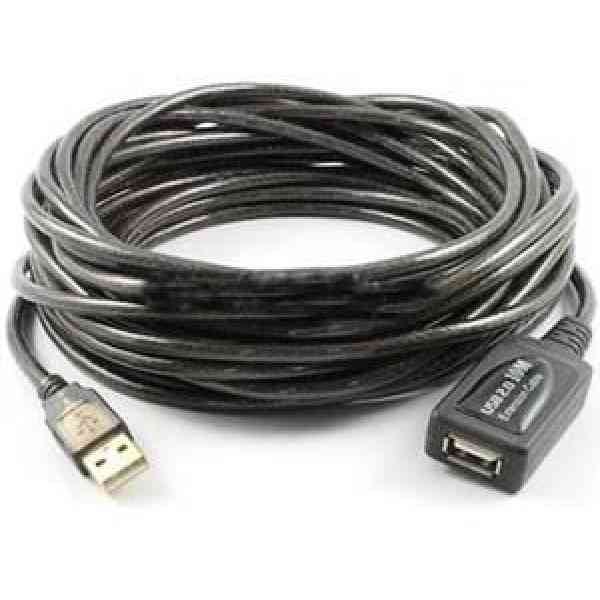 کابل افزایش USB طول 15 متر (تقویت کننده)