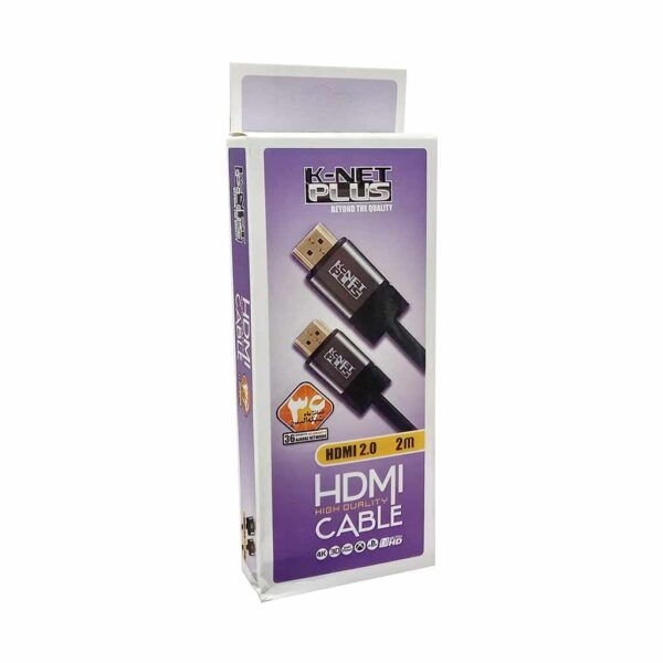 کابل HDMI طول 2 متر برند K-NET PLUS