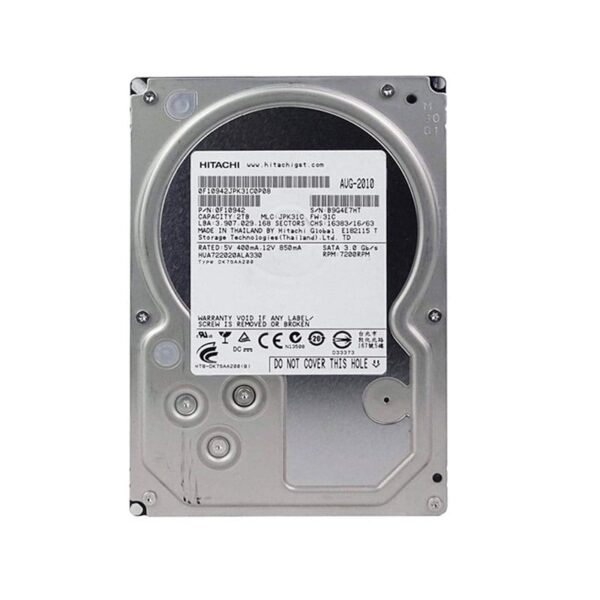 هارد دیسک اینترنال ظرفیت 2 ترابایت  هیتاچی HITACHI ریفر