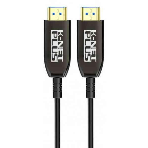 کابل HDMI کی نت پلاس طول 50 متر مدل KP-CHAOC500 با قابلیت AOC
