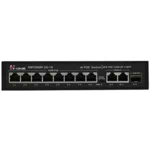 سوییچ 8 پورت اچ وان POE مدل H1 Switch SNF2008P-2G-1S