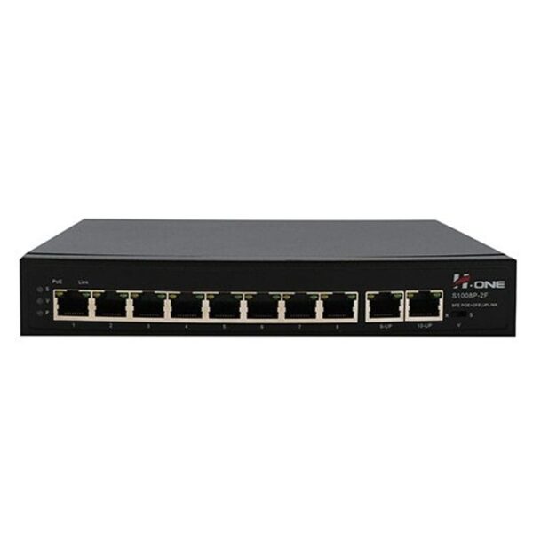 سوئیچ 8 پورت POE مدل H-one Switch S1008P-2F