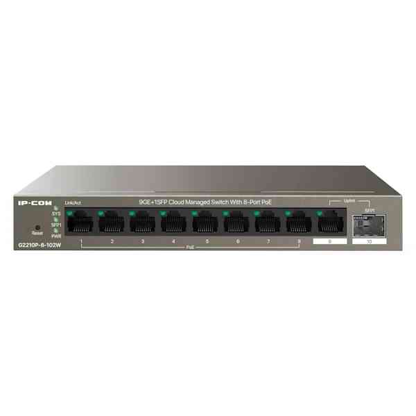 سوییچ 8 پورت آی ‌پی ‌کام مدل G2210P-8-102W