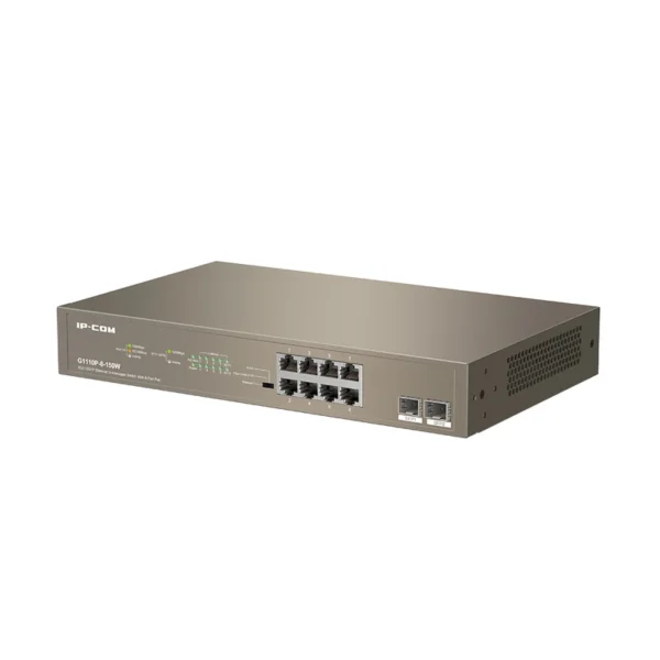 سوییچ 8 پورت POE مدل G1110P-8-150W برند IP-COM