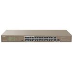 سوئیچ 24 پورت POE تندا مدل TEF1126P-24-250W