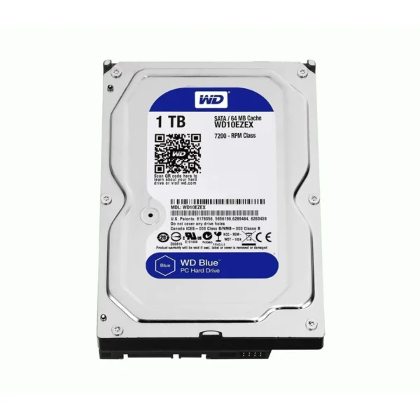 هارد دیسک اینترنال ظرفیت 1TB وسترن دیجیتال آبی گارانتی اصلی