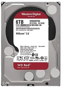 هارد دیسک اینترنال ظرفیت 6TB وسترن دیجیتال قرمز گارانتی اصلی