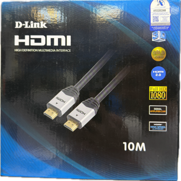 کابل HDMI طول 10 متر برند D-Link