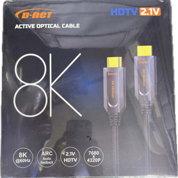 کابل HDMI 8K طول 50 متر برند D-NET