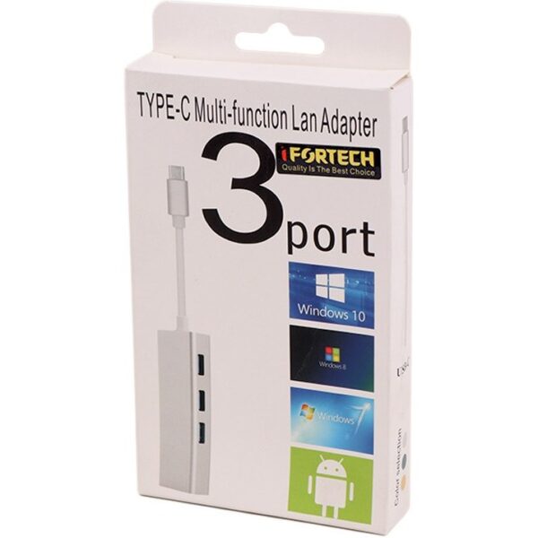 هاب TypeC به شبکه و USB