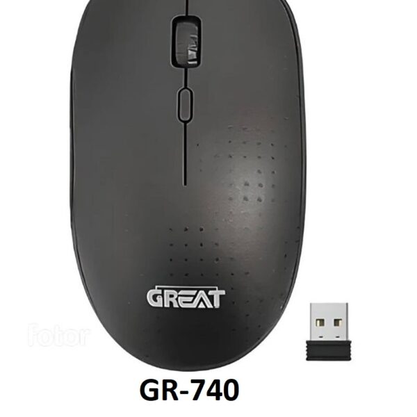 موس بی سیم مدل GR-740 برند GREAT