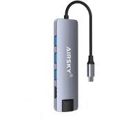 تبدیل TypeC به شبکه و Usb ایفورتک