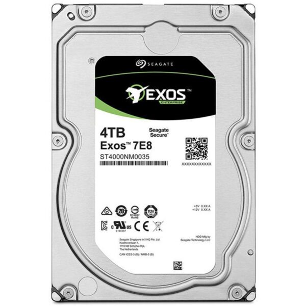 هارد دیسک اینترنال ظرفیت 4TB مدل EXOS برند Seagate گارانتی اصلی