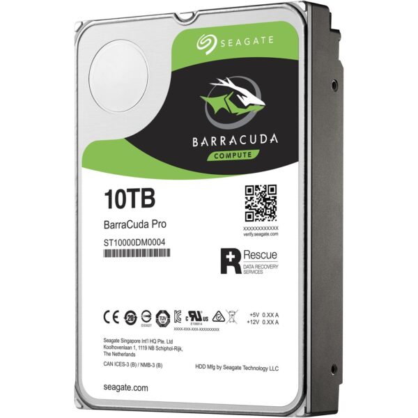 هارد دیسک اینترنال ظرفیت 10TB مدل Barracuda برند Seagate گارانتی اصلی