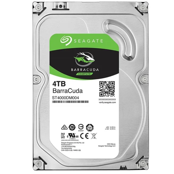هارد دیسک اینترنال ظرفیت 4TB مدل Barracuda برند Seagate گارانتی اصلی