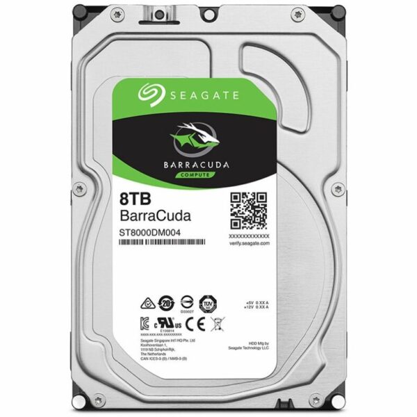 هارد دیسک اینترنال ظرفیت 8TB مدل Barracuda برند Seagate گارانتی اصلی