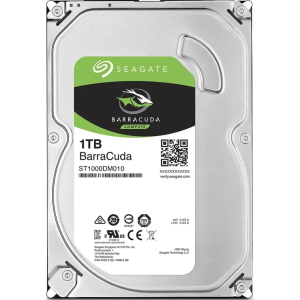 هارد دیسک اینترنال ظرفیت 1TB مدل Barracuda برند Seagate گارانتی اصلی