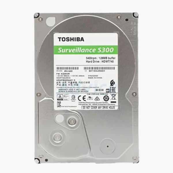 هارد دیسک اینترنال ظرفیت 4TB مدل S300 برند TOSHIBA گارانتی اصلی